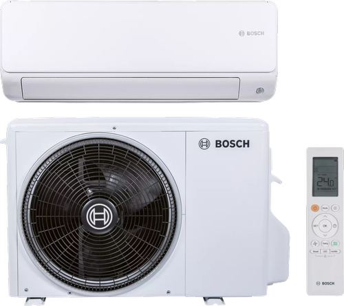 Aparat de aer conditionat Bosch Climate 6000i 35WE 7733701844, 12000 BTU, Clasa A+++/A++, Ionizare, Follow Me, I Clean, Wi-Fi Ready (Alb)
