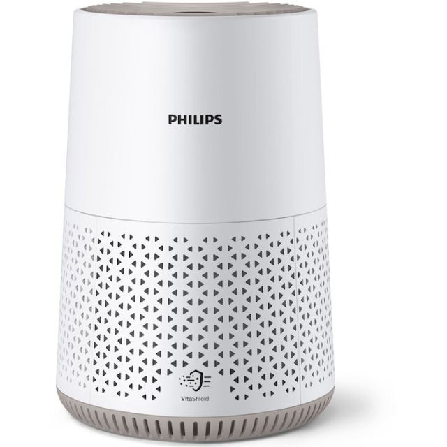 Philips Purificator de aer Philips Seria 600i AC0650/10, Flux de aer 150 m³/h, Filtru NanoProtect HEPA, Mod nocturn, Alb