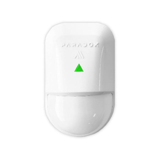 Detector de miscare wireless PIR Paradox PMD5M, 12 m, 110 grade, creep zone, senzor de temperatura, 868 MHz