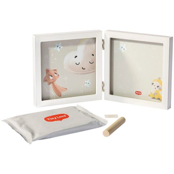 Rama foto cu amprenta bebelus Tiny Love White
