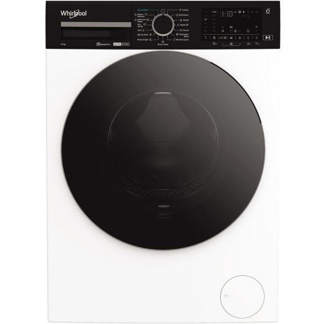 Whirlpool Masina de spalat rufe Whirlpool WPM27WADSEE, 10 kg, 1400 rpm, Clasa A, Motor Inverter, Tehnologia al 6-lea Simt, Display digital, Alb