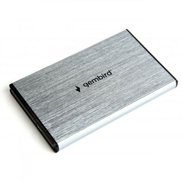 GEMBIRD Carcasa HDD / SSD Gembird 2.5, USB 3.1, 2.5 inch, Argintiu