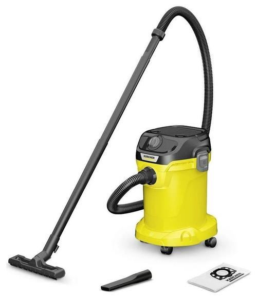 Aspirator industrial umed uscat Karcher KWD 2 V-19/4/18 1.628-428.0, 1000 W, 19 L (Galben)