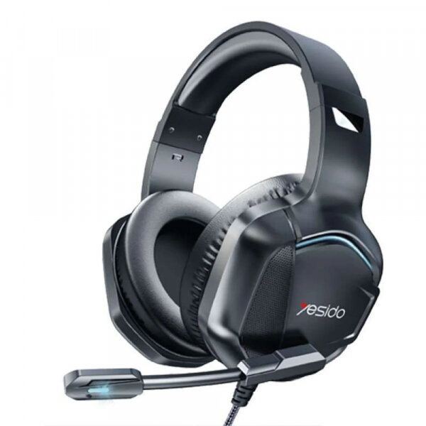 Yesido Casti Gaming Yesido EK01, USB, Jack 3.5mm, RGB, 1.2m, Negre