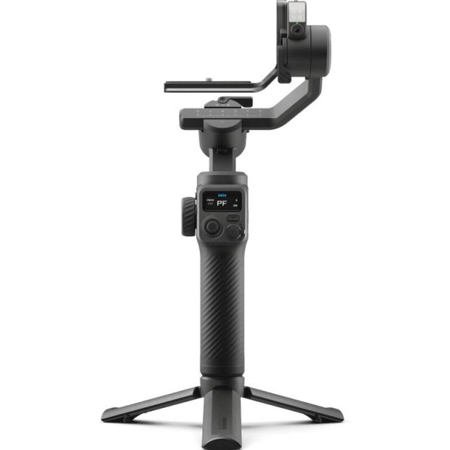 GoPro Gimbal GoPro Fluid Pro AI, stabilizator electronic profesional pe 3 axe, lumina LED integrata, compatibil cu telefoane, camere GoPro si camere foto compacte