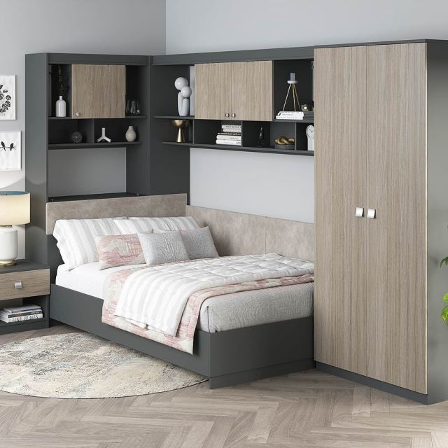 Dormitor tineret pe colt ALESSIO 3