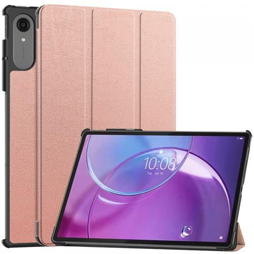 Husa pentru Lenovo Idea Tab Pro Gen 2, Techsuit FoldPro, Roz/Auriu