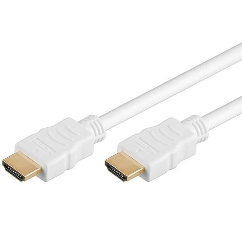 Cablu HDMI PremiumCord, tata-tata, 4K, High quality, V1.4 contacte aurite, 3m, Alb