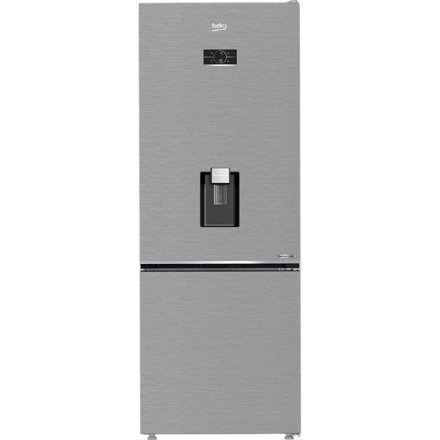 Beko Combina frigorifica Beko B3RCNE564HDXB1, No Frost, 490 l, H 192 cm, Clasa E, Dozator apa, Argintiu
