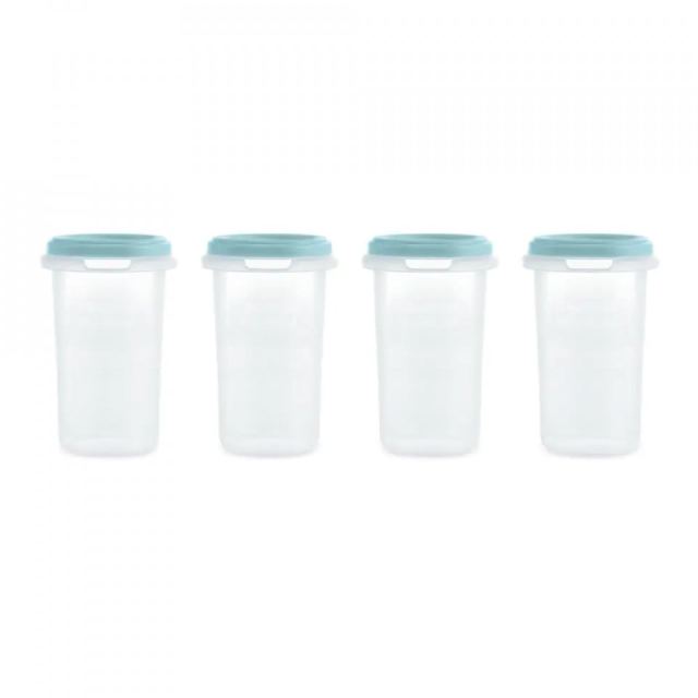 Set 4 recipiente Miniland Terra Ocean 330 ml