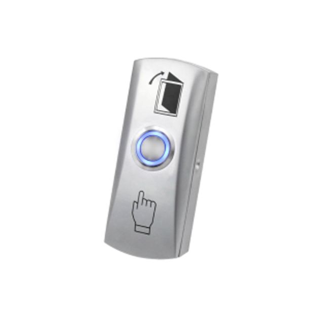 Buton cerere iesire LinkPower ML-909L, NO/COM , aliaj aluminiu, 12/24 V