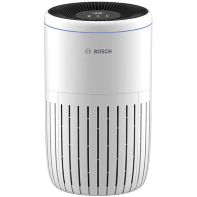 BOSCH Purificator de aer Bosch Air 4000, CADR 300m3/h, Prefiltru, filtru HEPA H13, filtru carbon activ, senzor de praf, timer, alb