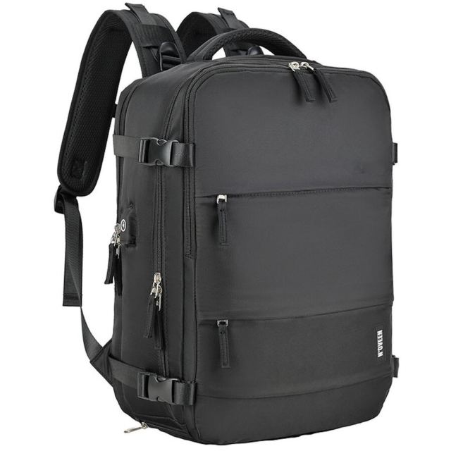 N'oveen Rucsac Noveen Cabin Travel Backpack CTB400, 15.6″, 40 x 20 x 25 cm, Negru