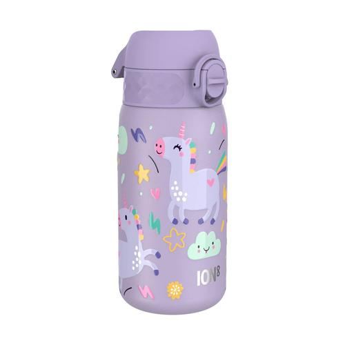 Sticla apa pentru copii, inox, 400ml, Periwinkle, Unicorns - Ion8