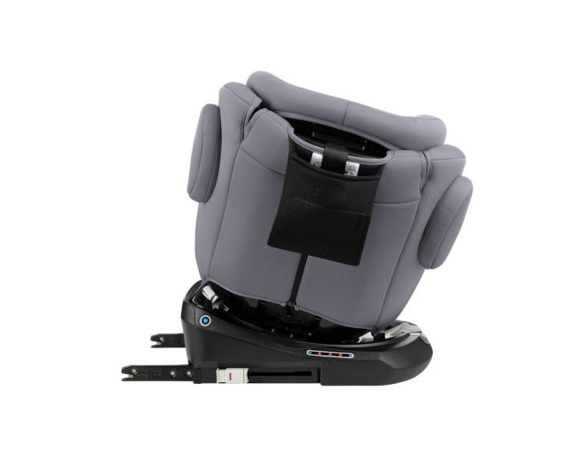 Scaun auto pentru copii cu ISOFIX KikkaBoo I-Felix LightGrey,certificat I-Size 40-150cm,R129,SPS-protectie impact lateral, tetiera reglabila 11 pozitii,sezut rotativ,5 pozitii inclinare spatar,centura top tether,reductor