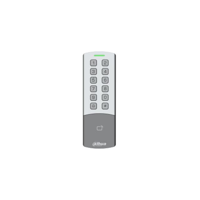 Cititor control acces standalone Dahua ASI1201M-MEP, 13.56 MHz/125 kHz, card, PIN, PoE
