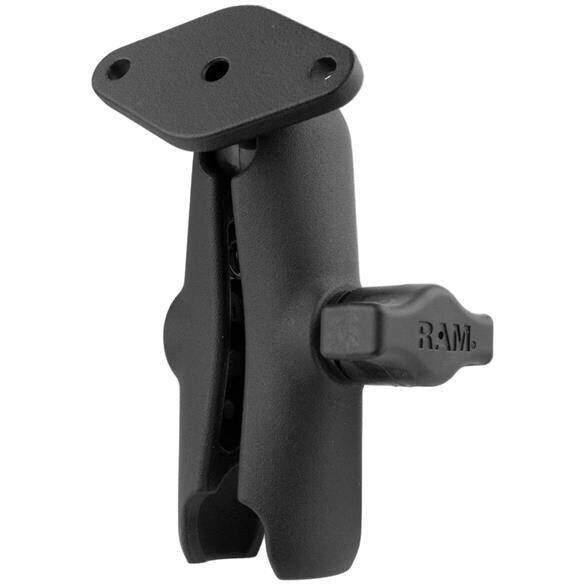 RAM&nbsp;MOUNTS RAM® Brat dublu cu soclu si placa diamantata - Dimensiune B Mediu