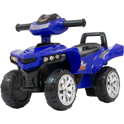 Milly&nbsp;Mally Atv pentru copii Milly Mally, Monster Navy,dezvolta abilitati motorii, greutate maxima suportata, Albastru