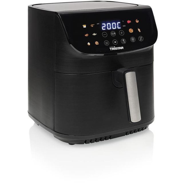 TRISTAR Friteuza cu aer cald Tristar FR-9073 Digital Airfryer, capacitate 9 L, Digital LED touchscreen, 1800 W, Negru