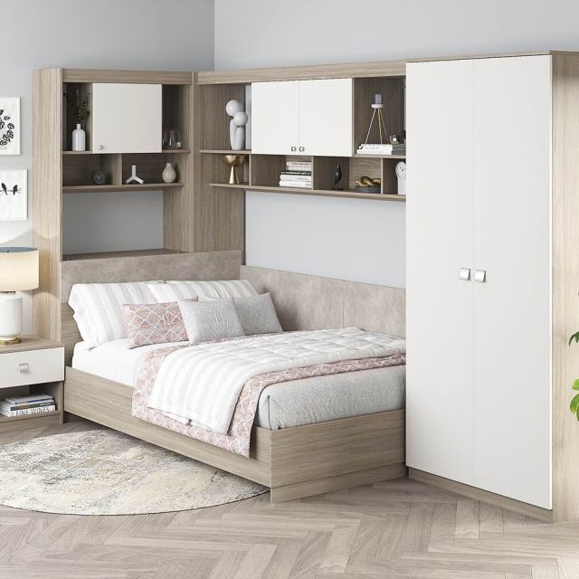 Dormitor complet ALESSIO 3 cu saltea inclusa