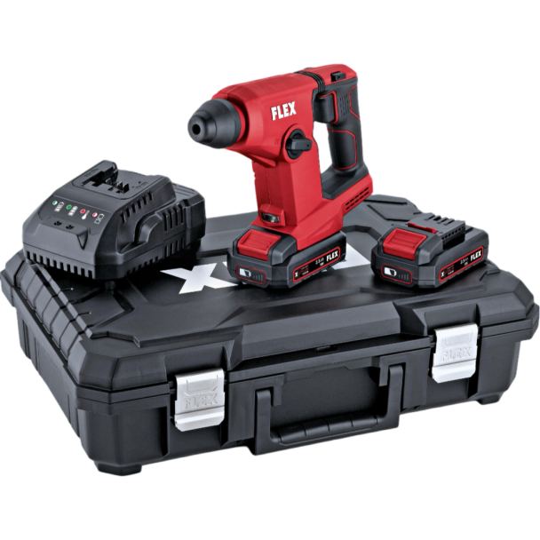 Ciocan rotopercutor Flex FHE 1-16 18.0-EC TC 2.5/Set, SDS Plus, 18 V, 2.5 Ah, Li-Ion, 1.5 J, 0-1400 rpm