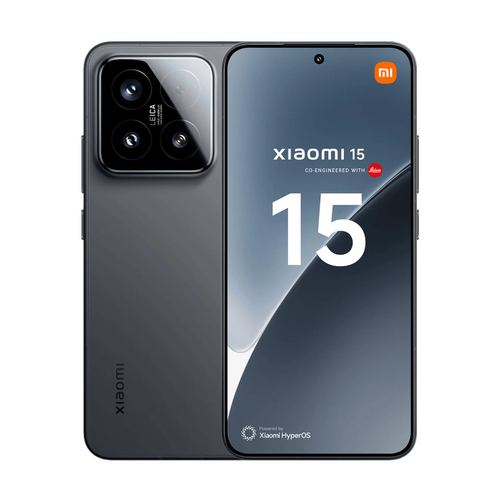 Telefon Mobil Xiaomi 15, Procesor Octa-Core Snapdragon 8 Elite, LTPO AMOLED touchscreen 6.36inch, 12GB RAM, 512GB Flash, Camera Tripla 50+50+50MP, Wi-Fi, 5G, Dual SIM, Android (Negru)
