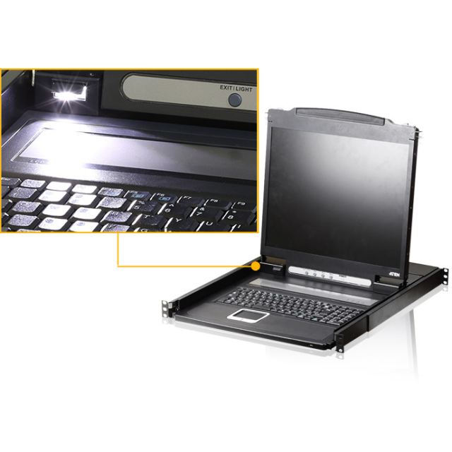 ATEN ATEN CL1000N KVM Console LCD 19'' + keyboard + touchpad 19'' 1U