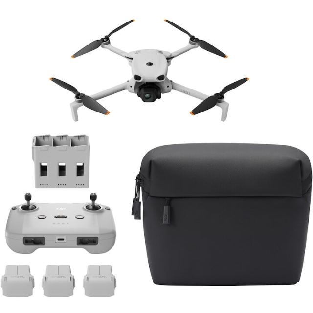 DJI Drona DJI Lito X1, rezolutie foto 48MB, video 4K, Fly More Combo (DJI RC-N3), Gri/Negru