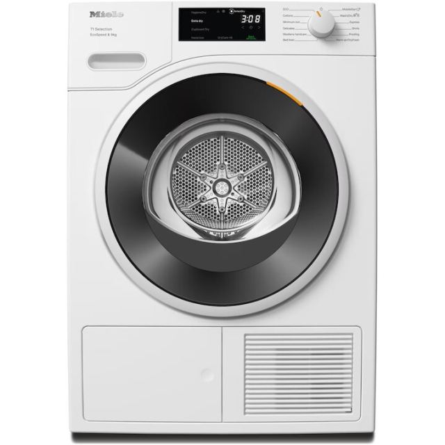 Miele Uscator de rufe Miele, EcoSpeed, 9kg, DirectSensor, SilenceDrum, DryCare 40, HygieneDry, Alb [12729710]