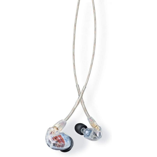 Shure Casti In-Ear Shure SE535-CL-EFS, In-Ear, Izolare fonica, 36 Ohmi, 18 Hz - 19 kHz, Transparent