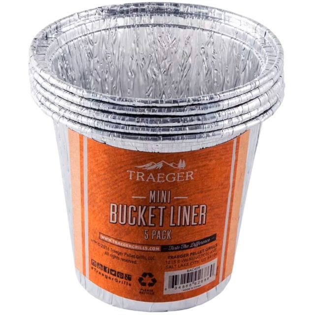 Traeger Set 5 protectii de aluminiu pentru colectare grasime la gratarele Traeger BAC572