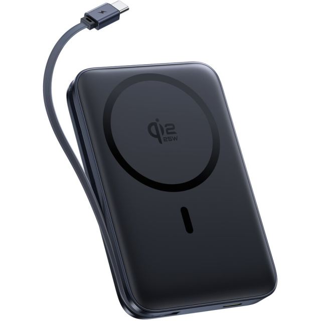 BASEUS Acumulator extern Baseus PicoGo AM61 Qi2.2, 10.000 mAh, 45W, Magnetic, Negru