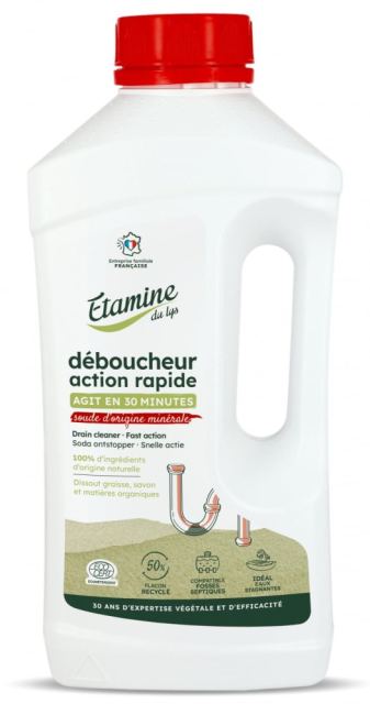 Solutie Bio fara parfum cu actiune rapida pentru desfundare tevi Etamine 1 litru
