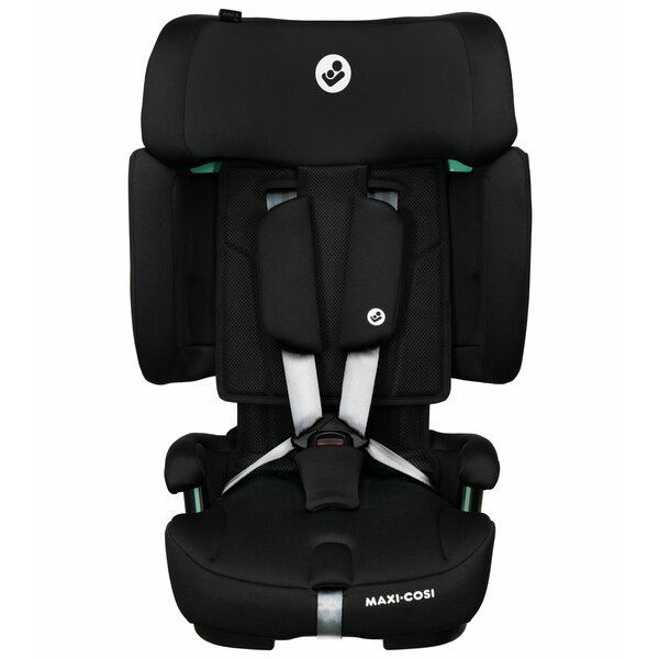 Scaun auto I-Size Maxi-Cosi Nomad XL Plus Authentic Black cu isofix, top tether, pliabil, protectie laterala, geanta de calatorie inclusa
