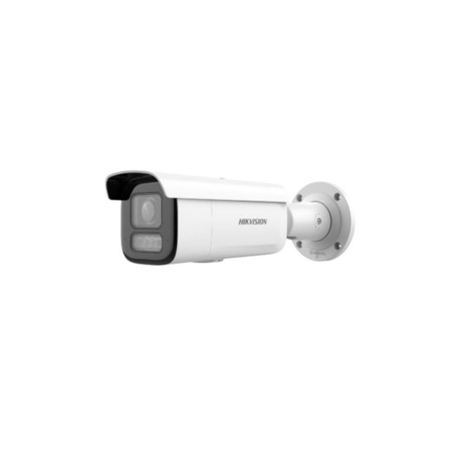 Camera supraveghere IP motorizata cu iluminare duala Hikvision AcuSense DS-2CD2663G2-LIZS2U, 6 MP, 2.8–12 mm, IR/lumina alba 60 m, microfon dual, slot card, PoE