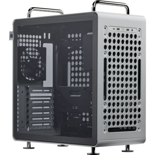 COOLER&nbsp;MASTER Carcasa PC Cooler Master Qube 540, MiddleTower, Sticla temperata, Fara sursa, 10 ventilatoare compatibile, 1 inclus, Gri