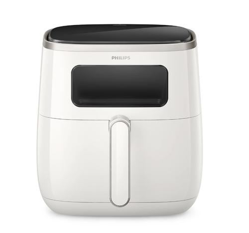 Friteuza cu aer cald Philips Seria 3000 HD9257/20, 5.6 l, 8 programe, 1700 W, Timer 60 minute (Alb)
