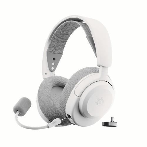 Casti Gaming Wireless Steelseries Arctis Nova 3X, Bluetooth, Autonomie 40 ore, USB-C, XBOX (Alb)