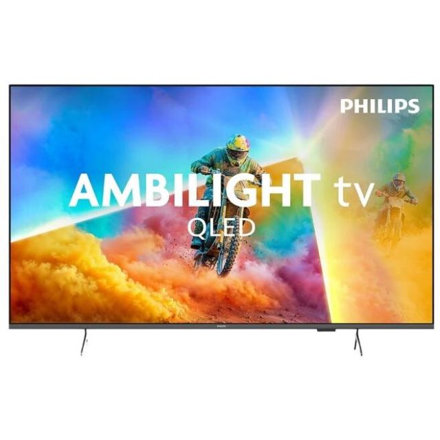 Philips Televizor QLED Philips 139 cm (55) 55PQS8501/12, Ultra HD 4K, Smart TV, WiFi, CI+, Negru