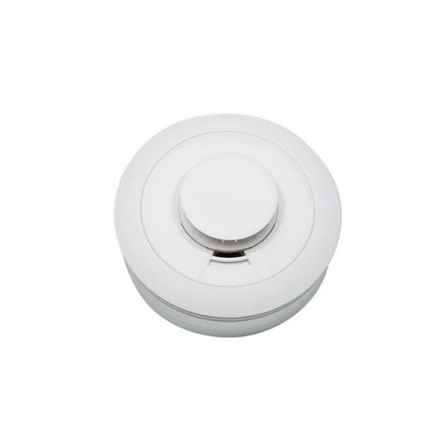 Detector wireless radio de fum si temperatura DSC NEO PowerG+ PGP8976, 868 Mhz, sirena 85 dB, autonomie 6 ani, detectie temperatura fixa/rata de crestere