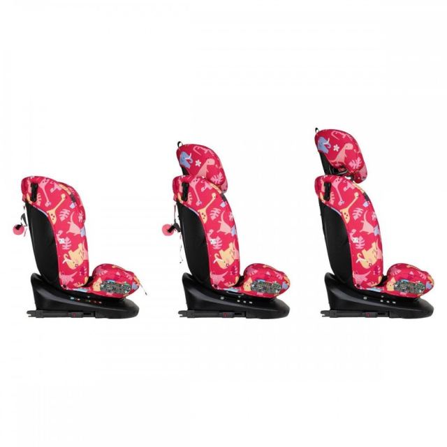 Scaun auto Cosatto Get Set Gro Dino Delite I-Size Rotativ 360, Spatar si Tetiera reglabile, Husa detasabila, Isofix, TopTether, 40-150 cm