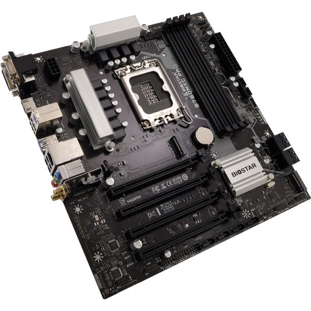 Biostar Placa de baza Biostar B760MX2E, Intel B760, LGA 1700, mATX