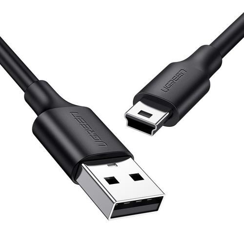 Cablu Date si Incarcare USB-A - miniUSB UGREEN US132, 10W, 1m, Negru