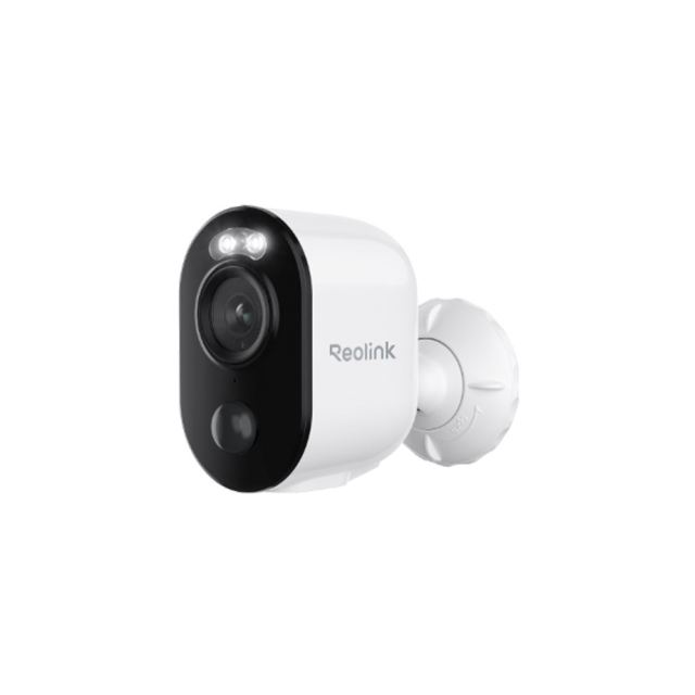Camera supraveghere wireless Reolink Argus 3E B310, 3 MP, 4 mm, IR / lumina alba 10 m, WiFi, detectie persoane / vehicule / animale, acumulator 5200 mAh, microfon, difuzor