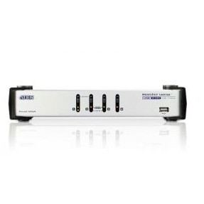 ATEN ATEN CS1744 4-Port USB Dual View KVMP Switch (2xVGA cards) 2-port USB Hub, Audio