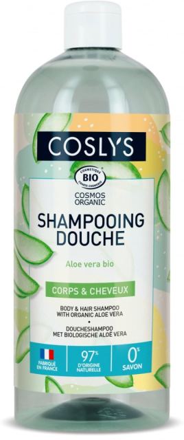 Gel de dus si sampon Bio cu aloe vera Coslys 1 litru