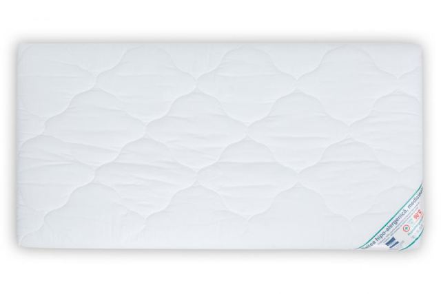 Saltea cu spuma poliuretanica Somnart HypoallergenicMed 140x70x10 cm, ortopedica, husa detasabila, fermitate medie