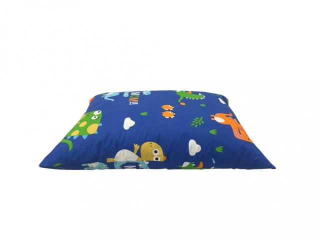 Perna Somnart din bumbac cu imprimeu dinozauri 50 x 70 cm