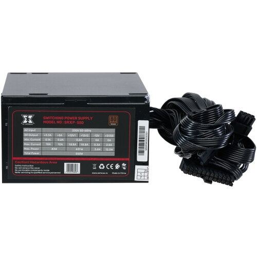 Serioux Sursa alimentare Serioux Energy SRXP-550, 550 W, 80 Plus Bronze, Negru
