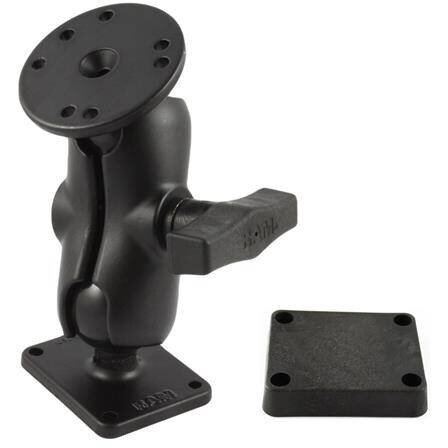RAM&nbsp;MOUNTS RAM® Suport dublu cu bila - placa de sustinere din material compozit scurt